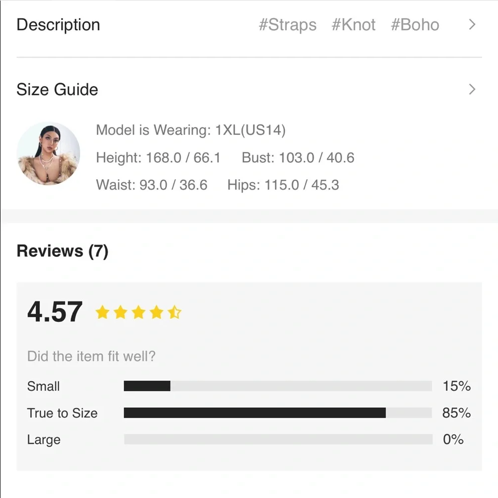 Shein Curvy Plus Crop Top NEW - Picture 5 of 6